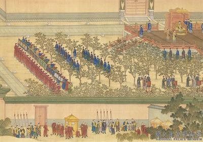 图片[10]-Imperial Rites of Sericulture (Scroll 3: “Picking Mulberry Leaves”)-China Archive